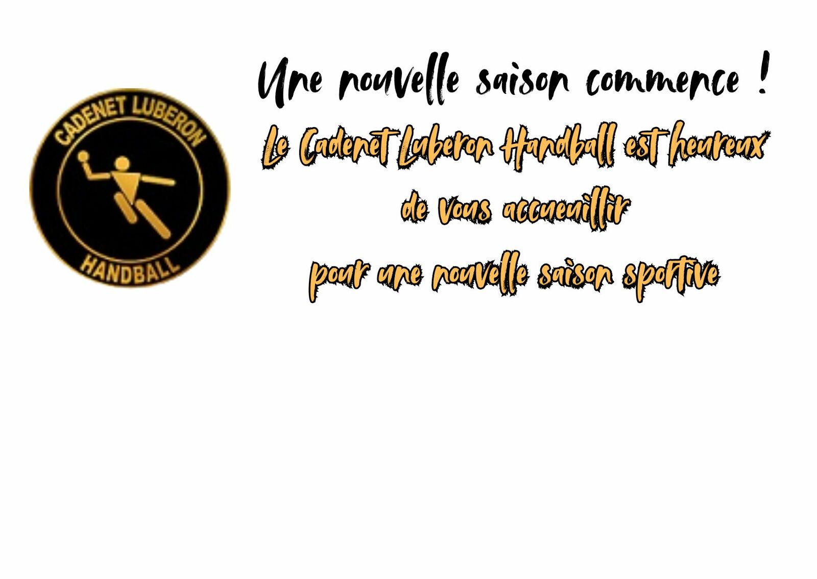 Une nouvelle saison commence