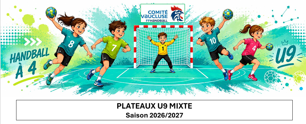 PLATEAUX U9 2026-2027